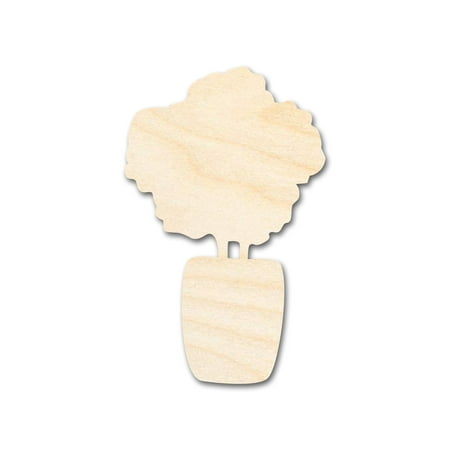Unfinished Wood Table Flowers Shape - Craft - up to 46" 6" / 1/4"