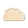 thumbnail image 1 of Unfinished Wood Taco Shape - Craft - up to 46" DIY 24" / 1/8", 1 of 3