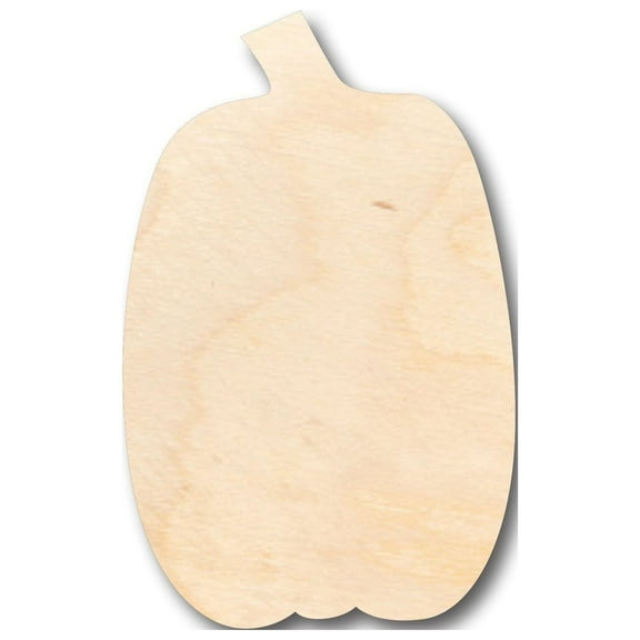 Unfinished Wood Tall Pumpkin Shape - Craft - up to 46" DIY 24" / 3/4"