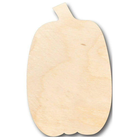 Unfinished Wood Tall Pumpkin Shape - Craft - up to 46" DIY 4" / 1/4"