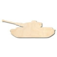 thumbnail image 1 of Unfinished Wood Tank Shape - Army - Marines - Military - Craft - up to 46" DIY 18" / 1/8", 1 of 3