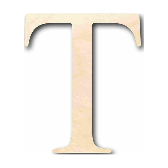 Unfinished Wood Tau Silhouette - Craft- up to 46" DIY 42" / 1"