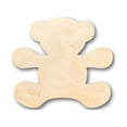 thumbnail image 1 of Unfinished Wood Teddy Bear Shape - Craft - up to 46" DIY 24" / 3/4", 1 of 3