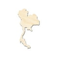 thumbnail image 1 of Unfinished Wood Thailand Country Shape - Southeast Asia Craft - up to 46" DIY 20" / 1", 1 of 4