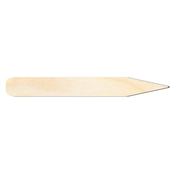 Unfinished Wood Thin Pencil Shape 5" / 1/2"