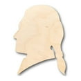 thumbnail image 1 of Unfinished Wood Thomas Jefferson Shape - History - America - Craft - up to 46" DIY 16" / 1/8", 1 of 3