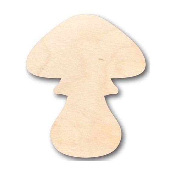 Unfinished Wood Toadstool Shape - Nature - Fairy Garden - Craft - up to 46" DIY 46" / 1"