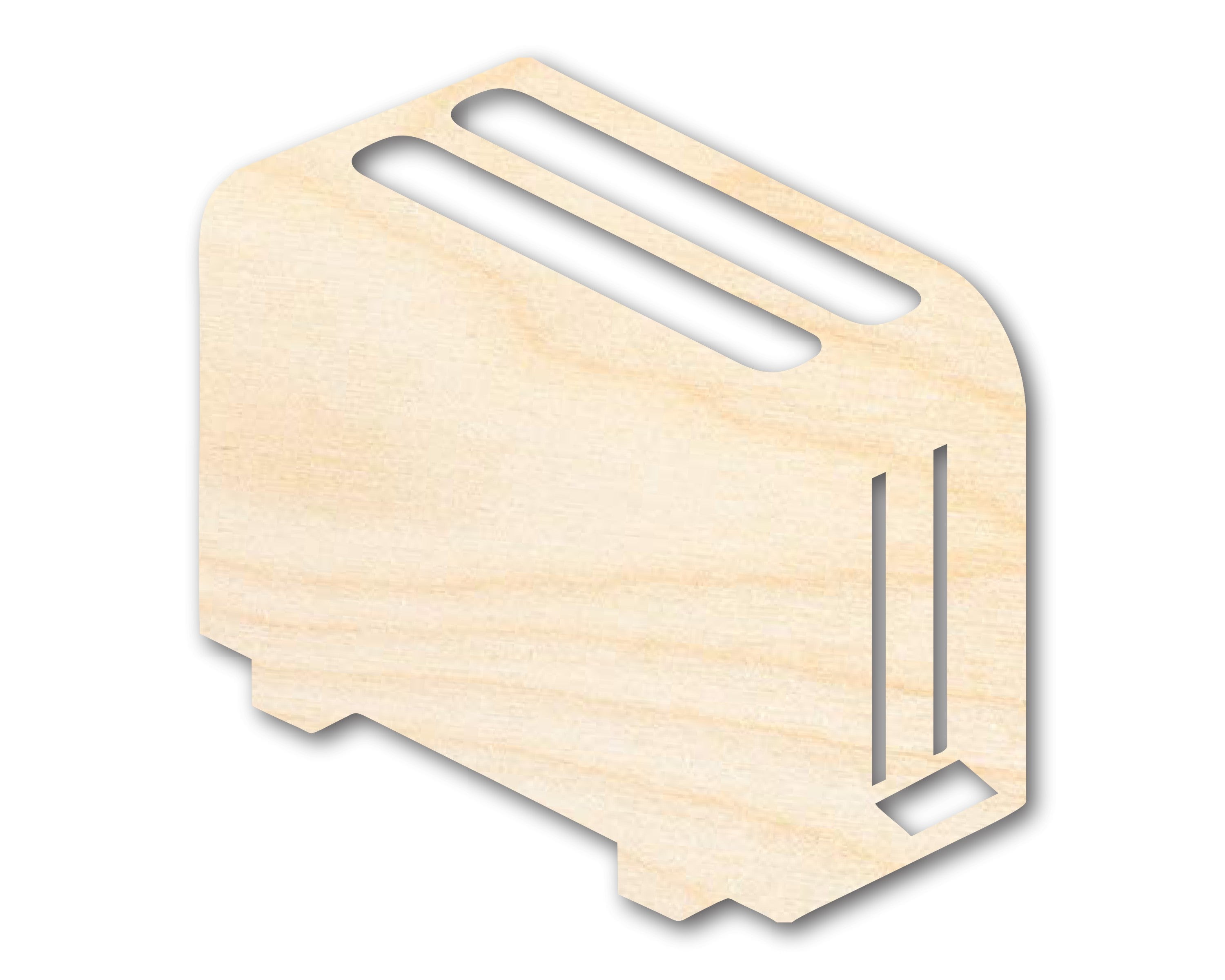 Unfinished Wood Toaster Shape | DIY Craft Cutout 5