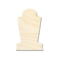 thumbnail image 1 of Unfinished Wood Tombstone Shape - Craft - up to 46" 12" / 3/4", 1 of 5