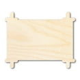 thumbnail image 1 of Unfinished Wood Torah Scroll Shape 46" / 3/4", 1 of 3