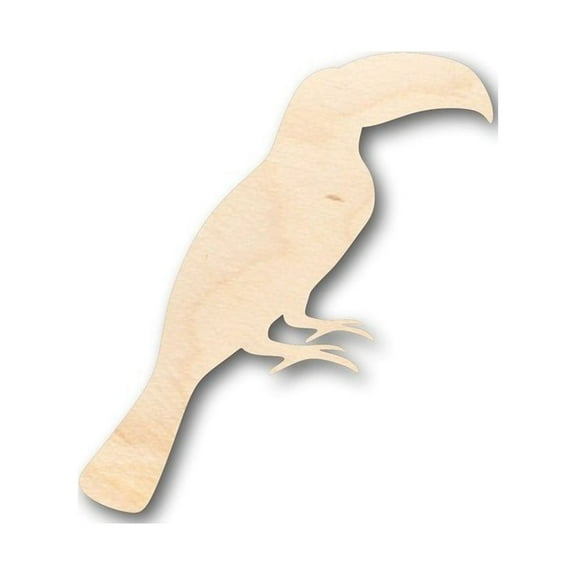 Unfinished Wood Toucan Shape - Animal - Wildlife - Pet - Craft - up to 46" DIY 46" / 1/2"