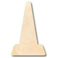 thumbnail image 1 of Unfinished Wood Traffic Cone Shape - Construction - Tool - Craft - up to 46" DIY 24" / 3/4", 1 of 3