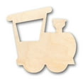 thumbnail image 1 of Unfinished Wood Train Locomotive Shape - Craft - up to 46" DIY 6" / 1/4", 1 of 3