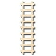 thumbnail image 1 of Unfinished Wood Train Track Shape - Craft - up to 46" DIY 12" / 1/2", 1 of 3