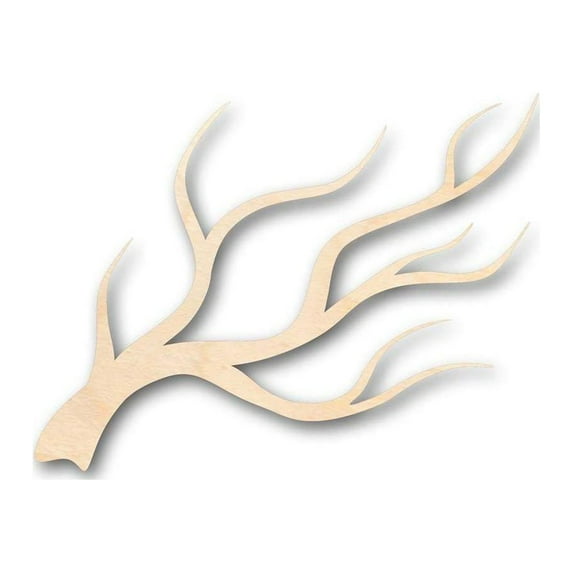 Unfinished Wood Tree Branch Shape - Fall - Winter - Craft - up to 46" DIY 10" / 3/4"