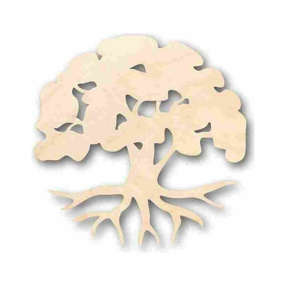 Unfinished Wood Tree of Life Shape - Nature - Trees - Craft - up to 46" DIY 42" / 3/4"
