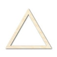 thumbnail image 1 of Unfinished Wood Triangle Outline Shape 24" / 1/2", 1 of 3