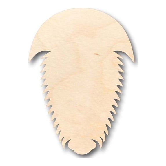 Unfinished Wood Trilobite Shape - Ocean - Dinosaur - Craft - up to 46" DIY 6" / 1/4"
