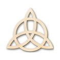 thumbnail image 1 of Unfinished Wood Triquetra Shape - Craft - up to 46" DIY 18" / 1", 1 of 3