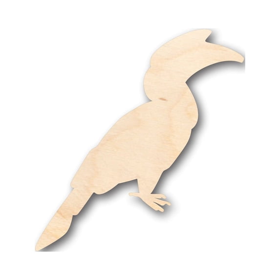 Unfinished Wood Tropical Bird Shape - Craft - up to 36" DIY 46" / 3/4"