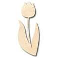 thumbnail image 1 of Unfinished Wood Tulip Shape - Spring - Flower - Craft - up to 46" DIY 24" / 3/4", 1 of 3
