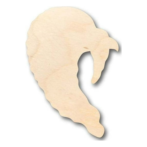 Unfinished Wood Turkey Head Shape - Thanksgiving - Bird - Animal - Craft - up to 46" DIY 24" / 3/4"