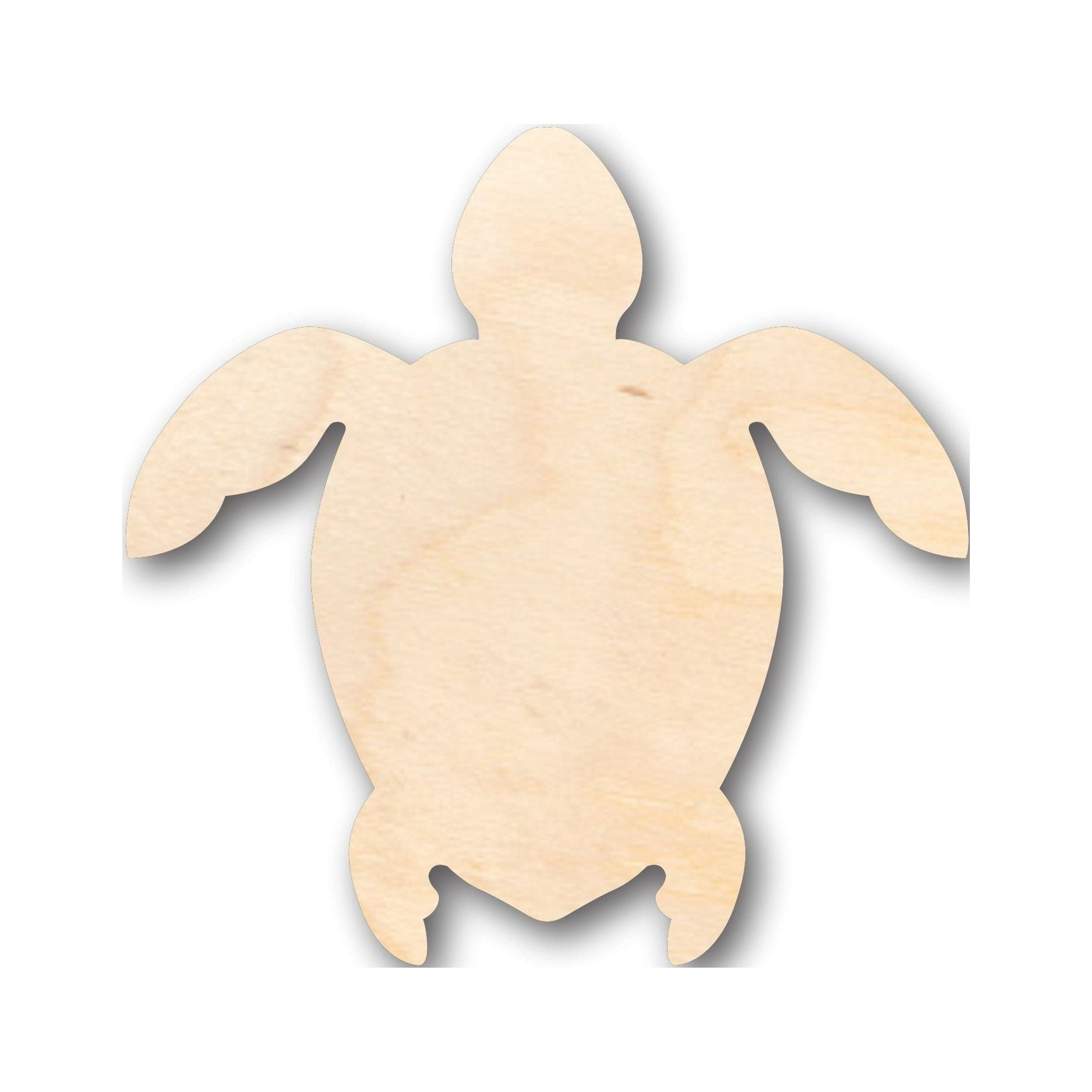 Unfinished Wood Turtle Shape - Craft - up to 46