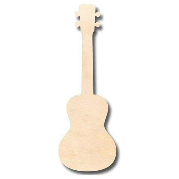 Unfinished Wood Ukulele Shape - Music - Hawaii - Craft- up to 46" DIY 24" / 1/8"