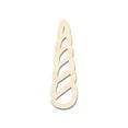 thumbnail image 1 of Unfinished Wood Unicorn Horn Silhouette - Unicorn Craft - up to 46" DIY 33" / 3/4", 1 of 4
