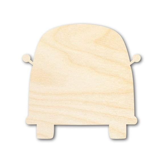 Unfinished Wood Van Shape - Craft - up to 46" 3" / 1/4"
