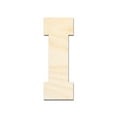 thumbnail image 1 of Unfinished Wood Varsity Team Font - I Shape | DIY Craft Cutout | up to 46" DIY 36" / 1/2", 1 of 3