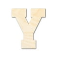 thumbnail image 1 of Unfinished Wood Varsity Team Font - Y Shape 6" / 1/2", 1 of 3