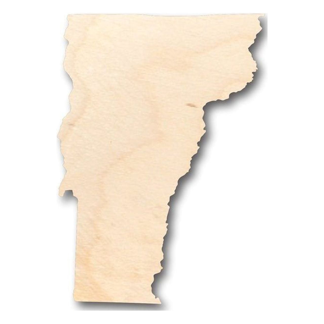 Unfinished Wood Vermont Shape - State - Craft - up to 46" DIY 18" / 3/4 ...