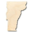 thumbnail image 1 of Unfinished Wood Vermont Shape - State - Craft - up to 46" DIY 24" / 3/4", 1 of 3