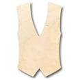 thumbnail image 1 of Unfinished Wood Vest Shape - Groomsmen - Craft - up to 46" DIY 46" / 3/4", 1 of 3