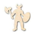 thumbnail image 1 of Unfinished Wood Viking Warrior Shape - Berserker - History - Craft - up to 46" DIY 4" / 1/8", 1 of 3