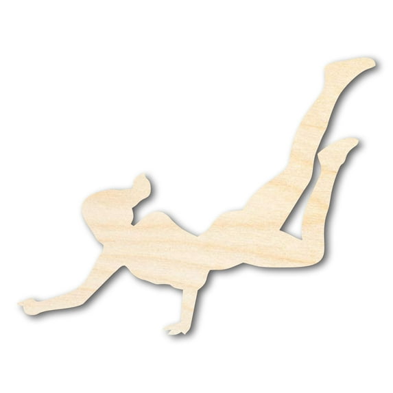 Unfinished Wood Volleyball Dig Shape | DIY Craft Cutout 10" / 1/8"