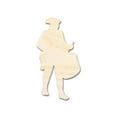 thumbnail image 1 of Unfinished Wood War Drummer Shape 14" / 1/8", 1 of 3