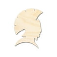 thumbnail image 1 of Unfinished Wood Warrior Mascot Shape 14" / 1/4", 1 of 3