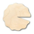 thumbnail image 1 of Unfinished Wood Water Lily Shape - Pond - Craft - up to 46" DIY 5" / 1/2", 1 of 3