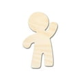thumbnail image 1 of Unfinished Wood Waving Gingerbread Shape - Craft - up to 46" 46" / 1/2", 1 of 5