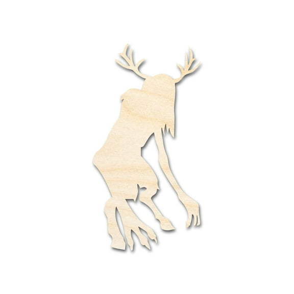 Unfinished Wood Wendigo Shape - Craft - up to 46" 30" / 3/4"