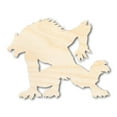 thumbnail image 1 of Unfinished Wood Werewolf Shape - Craft - up to 46" 24" / 1/4", 1 of 5