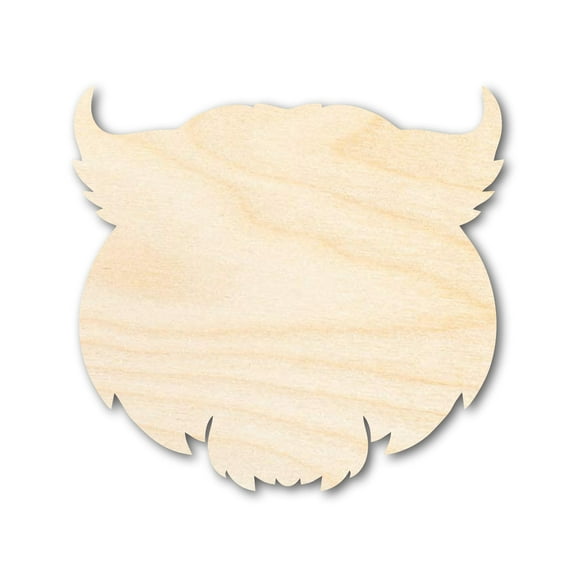 Unfinished Wood Wildcat Mascot Shape 14" / 1/4"