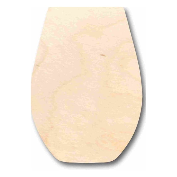 Unfinished Wood Wine Glass Silhouette - Craft- up to 46" DIY 4" / 1/8"