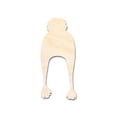 thumbnail image 1 of Unfinished Wood Winter Hat Silhouette Shape - Craft - up to 46" 24" / 1", 1 of 5