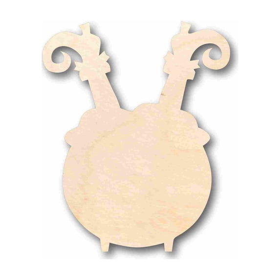 Unfinished Wood Witch Legs Out of Cauldron Silhouette - Craft- up to 46" DIY 16" / 3/4"