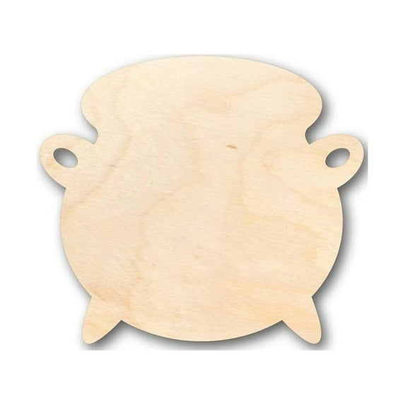 Unfinished Wood Witches Cauldron Shape - Halloween - Craft - up to 46" DIY 20" / 1/4"