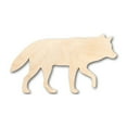 thumbnail image 1 of Unfinished Wood Wolf Shape - Animal - Wildlife - Craft - up to 46" DIY 46" / 1", 1 of 3