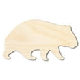 thumbnail image 1 of Unfinished Wood Wombat Shape - Craft - up to 46" DIY 20" / 3/4", 1 of 4